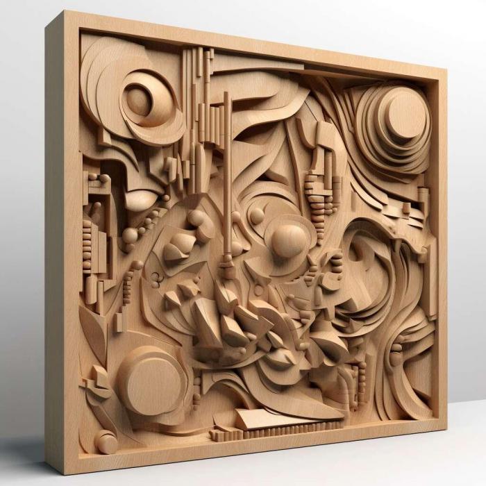 نموذج ثلاثي الأبعاد لآلة CNC 3D Art 